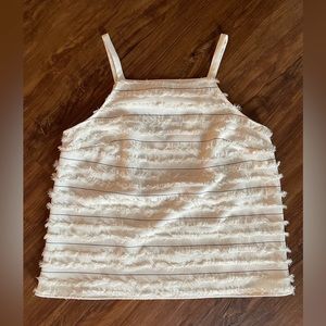 NWT Anthropology FUN Textured Tank Top, Size 4